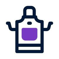 apron icon for your website, mobile, presentation, and logo design. vector