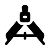drawing compass icon for your website, mobile, presentation, and logo design. vector