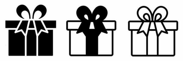 Gift box icon vector illustration. Stock vector illustrationicon.