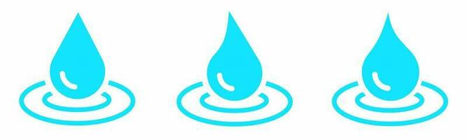 Water droplets icon vector illustration. Stock vector illustrationicon.