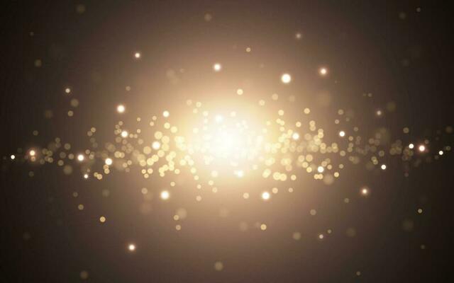 Golden luxury bokeh soft light abstract backgrounds, Vector eps 10 illustration bokeh particles, Backgrounds decoration