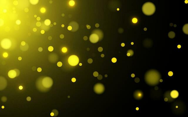 Yellow luxury bokeh soft light abstract backgrounds, Vector eps 10 illustration bokeh particles, Backgrounds decoration