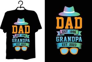 Dad t shirt design vector