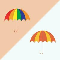 playa paraguas-vector-archivo gratis descargar vector