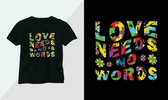 Autism t-shirt design concept. all designs are colorful and created using ribbon, puzzles, love, etc vector