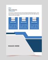 Brochure creative design, Trendy minimalist flat geometric design, book cover, Vertical a4 format, Multipurpose template with cover, flyer design, back and inside pages vector