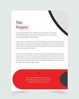 Brochure template layout, minimal template layout design, minimal business profile template layout, report, annual, corporate brochure, design, booklet business proposal vector