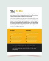 Portfolio design vector set, flyers, poster template, Abstract yellow graphic square shape, cover book presentation, Minimal brochure layout, modern report business