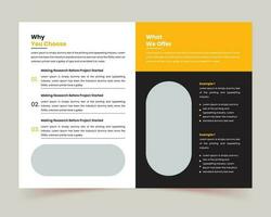 Professional corporate business brochure, Creative Business, modern abstract design, multi-page design, booklet template, Use it business presentations, flyer design, book cover vector