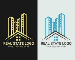 Luxury Real Estate Building Gold Vector Logo Template, Architecture Logo, Elegant Real Estate, Art Deco Rich Premium Property Icon With Decorative Golden, icon, vector, Palace, Building, Apartment.