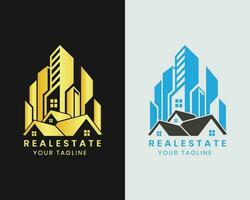 Luxury Real Estate Building Gold Vector Logo Template, Art Deco Rich Premium Property Icon With Decorative Golden, icon, vector, Palace, Architecture Logo, Elegant Real Estate, Building, icon