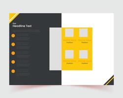 company brochure template, company profile, Brochure template layout design, minimal business, brochure design, annual report minimal company profile design, vector