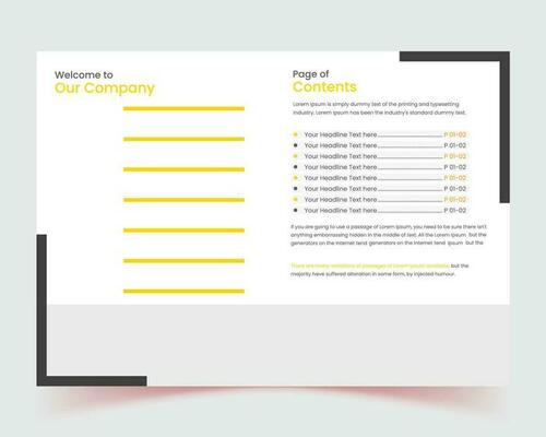 Corporate Company Profile Template Vector Art, Icons, and Graphics for