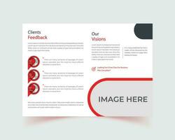 Brochure template layout, minimal business profile template layout, report, booklet business proposal, annual, corporate brochure, design, minimal template layout design vector