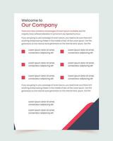 flyer, back and inside pages, Brochure creative design, Trendy minimalist design, Vertical a4 format, company profile, report, A4, cover, Multipurpose template vector