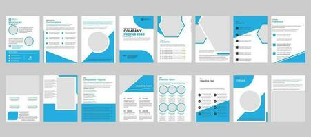 flyer set, company profile, page, brochure, cover, page layout design, annual, report, book, presentation, book, magazine, business presentation template design vector