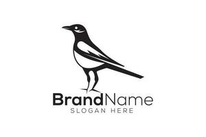 Duel bird logo design vector template