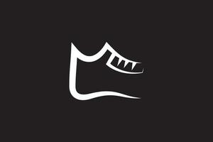 zapato logo diseño vector modelo
