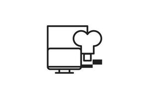 Punching CNC icon design vector template