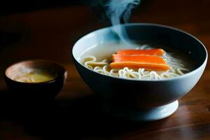 The ramen Japanese food ai generative image photo