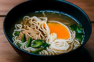 The ramen Japanese food ai generative image photo