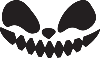 The jack o lantern face for halloween content png