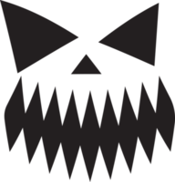 The jack o lantern face for halloween content png