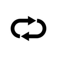 Loop repeat icon vector for graphic design, logo, web site, social media, mobile app, ui illustration