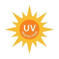 uv radiación icono solar ultravioleta ligero símbolo para gráfico diseño, logo, sitio web, social medios de comunicación, móvil aplicación, ui ilustración. vector