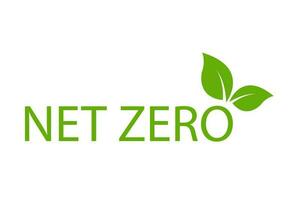 net zero carbon footprint icon vector emissions free  no atmosphere pollution CO2 neutral stamp for graphic design, logo, website, social media, mobile app, UI