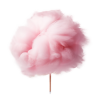 Rosa algodão doce isolado. ilustração ai generativo png