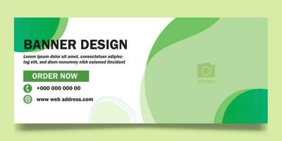 Web banner design vector