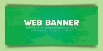 Web banner design vector