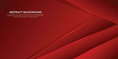 Red Abstract Background With Space For Text vector