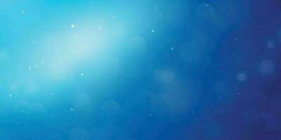 Gradient Blue Background With Bokeh Effect vector