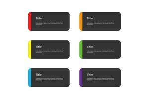 design set a textbox . simple and minimalist vector