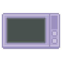 old tv in pixel art vector