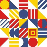 geometric shape pattern design vector