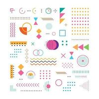 Aesthetic design illustration about abstract geometric pattern background. vector