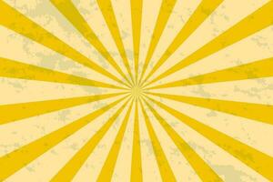 Sun rays background, psychedelic wavy retro 60s 70s design. Fun hippie background. Vector wallpaper templates. Circus poster template