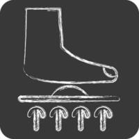 Icon Orthotics. related to Orthopedic symbol. chalk Style. simple design editable. simple illustration vector