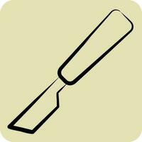 Icon Scalpel. related to Orthopedic symbol. hand drawn style. simple design editable. simple illustration vector