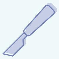 Icon Scalpel. related to Orthopedic symbol. two tone style. simple design editable. simple illustration vector