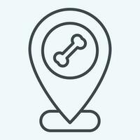 Icon Placeholder. related to Orthopedic symbol. line style. simple design editable. simple illustration vector