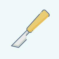 Icon Scalpel. related to Orthopedic symbol. doodle style. simple design editable. simple illustration vector