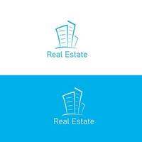 Real Estate logo design template vector