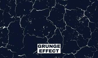 Grunge on black background crack texture black paper background broken texture vector