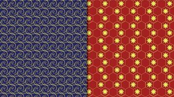 Modern seamless geometric pattern vector template.