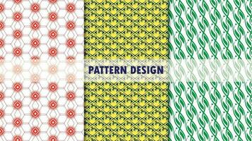 Modern abstract stylish  pattern vector template.