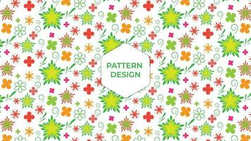 Modern floral pattern design vector template, colorful stylish abstract background for wallpapers, textile, packaging, design of luxury products.